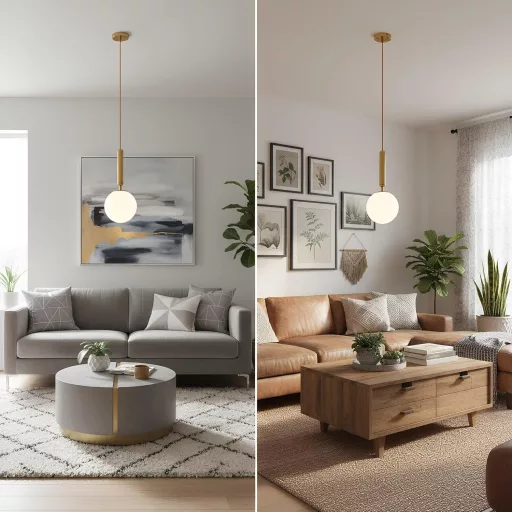 LFsem Staklena Viseća Lampa Nordijskog Stila Plafonska Lampa Bijela Mat