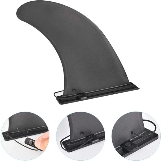 Zocipro Derivă detașabilă pentru surf, din nailon ranforsat, pentru placă SUP, canoe, velier, longboard