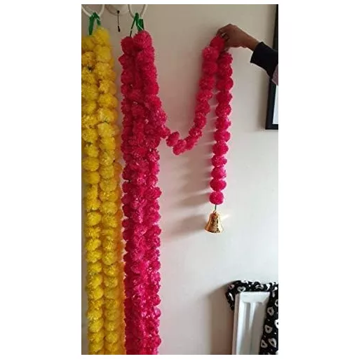 Esatationeryhouse Művirág Körömvirág Füzér Arany Csengővel - Vegyes Színű Dekorációs Girland Csomag, 3 db, 150 cm

AI: I've created a Hungar