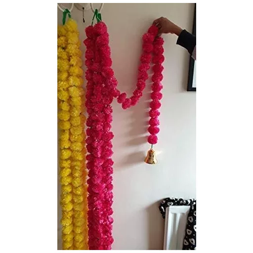 Esatationeryhouse Művirág Körömvirág Füzér Arany Csengővel - Vegyes Színű Dekorációs Girland Csomag, 3 db, 150 cm

AI: I've created a Hungar