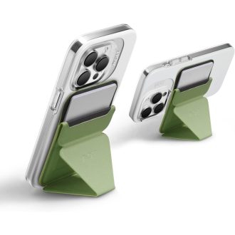   MOFT Mágneses Telefontárca Állvány MagSafe iPhone 16 15 14 13 12 Bőr Kártyatartó