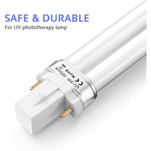 HEALLILY 4 buc. Lampă portabilă pentru unghii, uscător UV LED 9W, înlocuire profesională