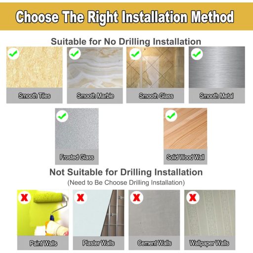 maifey Fúrás Nélküli Zuhanyzó Polc Szett, Arany Fürdőszoba Szervezőrendszer Horgokkal, Alumínium Fürdőszobai Polcok 2 db