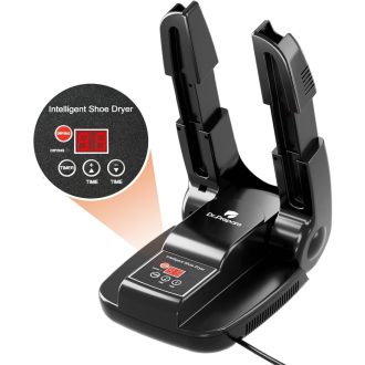   DR.PREPARE Elektromos Cipőszárító és Melegítő - Összecsukható Cipő, Csizma, Kesztyű és Sapka Szárító Időzítővel, 40-50°C Hőmérséklettel
