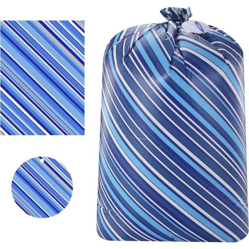 JOYIN 3-dielna XXL súprava vianočných vriec na darčeky – Kvetinové, červeno-modro-zlaté