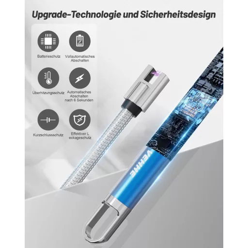 VEHHE brichetă electrică cu arc, reîncărcabilă USB