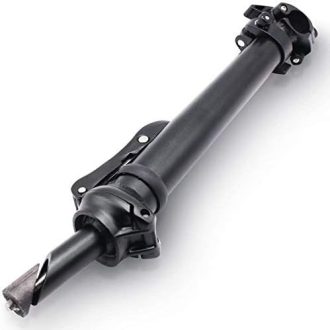   Pipă pliabilă pentru bicicletă SENQI 25,4 mm din aluminiu, cu dinți, reglabilă, negru