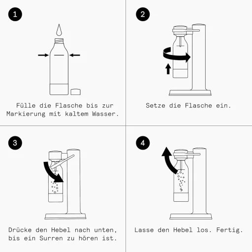 Aarke Carbonator 3 rozsdamentes szódavízgép PET palackkal, SodaStream kompatibilis - Stainless Steel