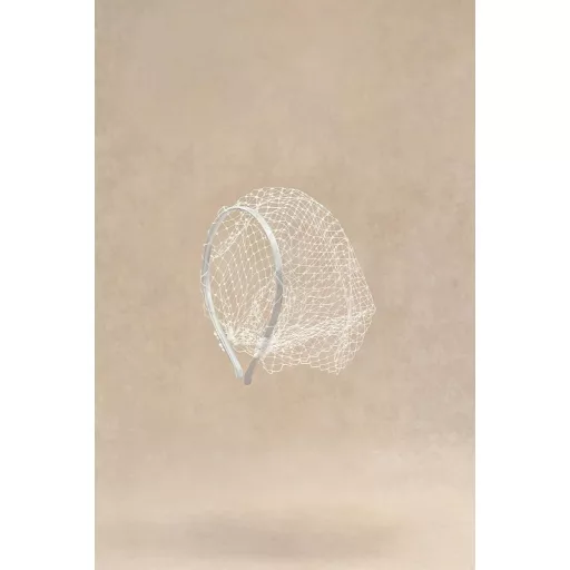 BABEYOND Ženski Elegantni Fascinator Rajf s Velom Bijeli Stil 1920-ih Vjenčanje Koktel Zabava Halloween Dodatak Kostimu