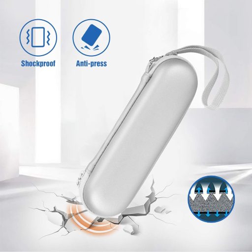 ProCase Elektromos Fogkefe Tok Oral-B és Philips Sonicare Utazáshoz Ezüst