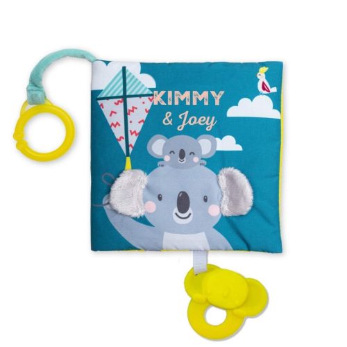 Taf Toys Joey Koala Puha Babakönyv - Szürke Textil Fejlesztő Játék Babáknak, 100g, Elemek Nélkül, 2020-as Modell