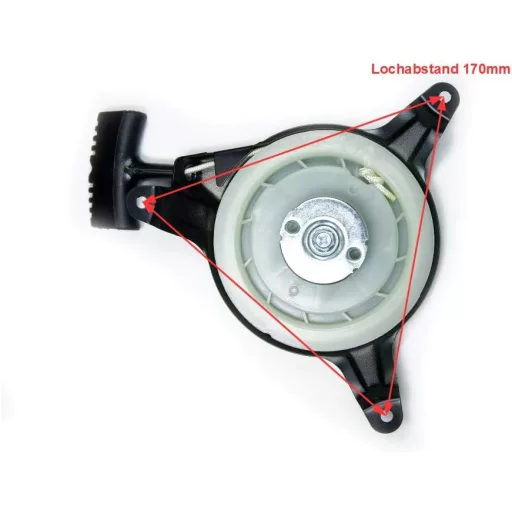 HOLZER Kézi Indító Görgő MTD Thorx 35/45/55 Motorokhoz - Einhell Budget 1P61 Fűnyírókhoz - Berántó Indító Alkatrész 430g