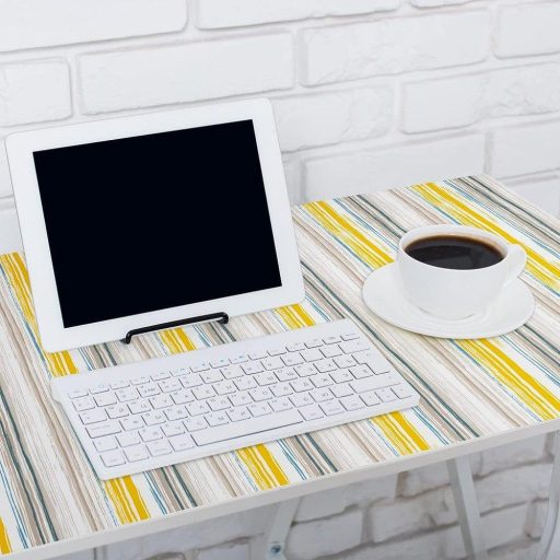 Hode Öntapadós tapéta Tekercs 45cm×3m Színes Csíkokkal