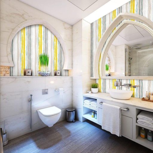 Hode Öntapadós tapéta Tekercs 45cm×3m Színes Csíkokkal