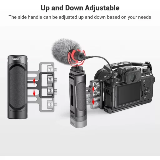 SMALLRIG 2916 Mini bočna ručka za DSLR kamere, podesiva, mogućnost montiranja s lijeve/desne strane