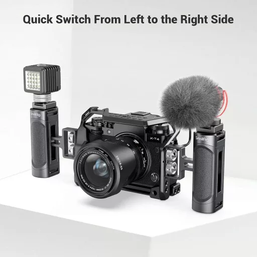 SMALLRIG 2916 Mini Oldalsó Fogantyú DSLR Kamerához, Állítható, Bal-Jobb Oldali Rögzítés