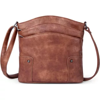   CLUCI Női Kis Méretű Keresztpántos Táska Pénztárcával - Mocha Barna Színben, Kompakt Kézitáska, S Méret

AI: I've created a Hungarian title