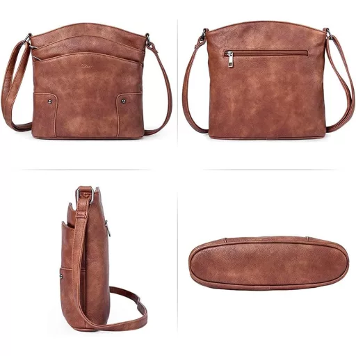 CLUCI Női Kis Méretű Keresztpántos Táska Pénztárcával - Mocha Barna Színben, Kompakt Kézitáska, S Méret

AI: I've created a Hungarian title