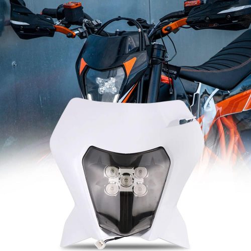 Far LED Pro Moto Far KTM EXC EXCF SX SXF XC XCF XCW XCFW Modele 125-530 cmc Alb