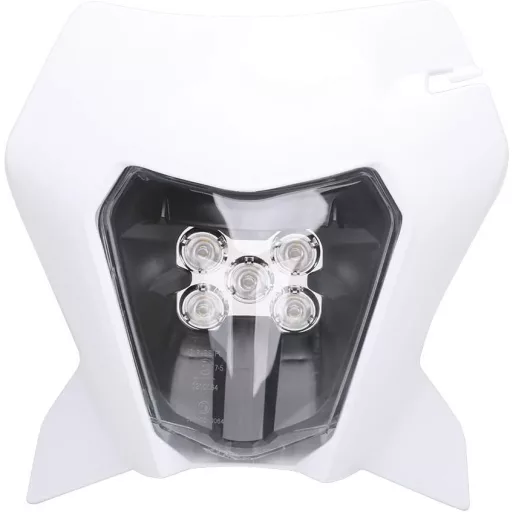 Faro One LED Pro Motoros Első Fényszóró KTM EXC EXCF SX SXF XC XCF XCW XCFW Modellekhez 125-530 Köbcentiméter Fehér Színben