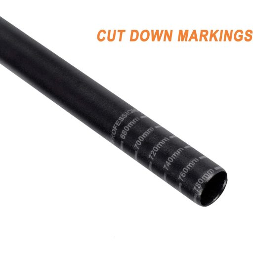 Ghidon MTB FIFTY-FIFTY Riser Aluminiu 31.8mm 780mm Rise 35mm Negru