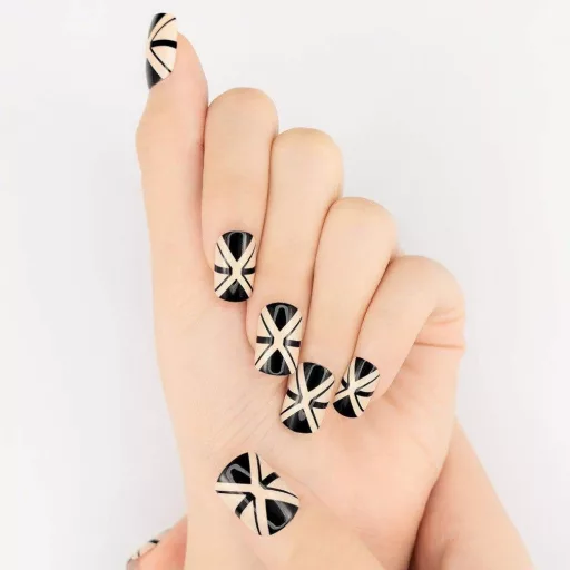 MUSE & Co Stredná sada nalepovacích umelých nechtov - 36 ks, 2 balenia