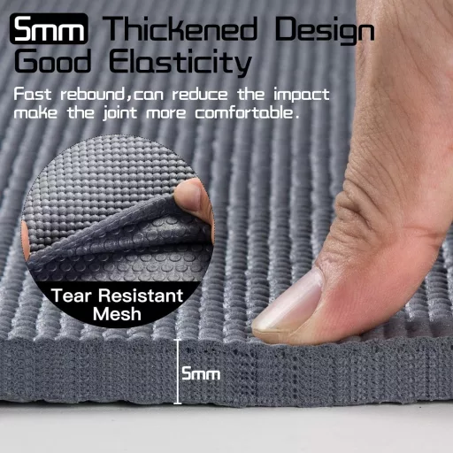 Saltea yoga pliabilă Avoalre 173x61cm 5mm antiderapantă pentru antrenament