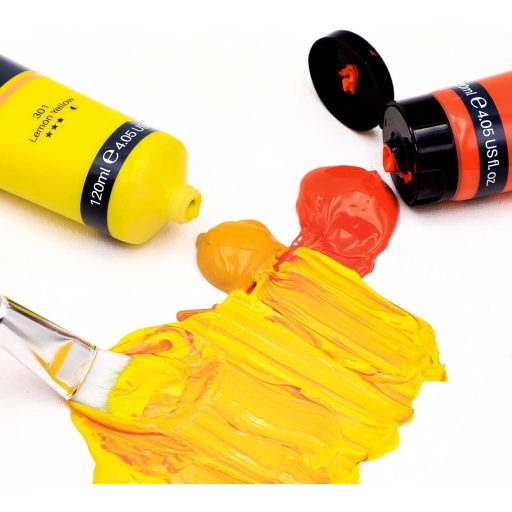 Artecho Akrillfesték Sárga Okkersárga 120ml Vízálló Gyorszszáradó