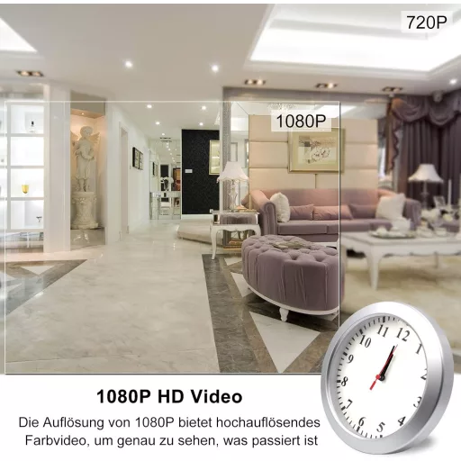 KAMREA HD1080P Mini Rejtett Kamera Mozgásérzékelővel Otthoni és Irodai Megfigyelésre