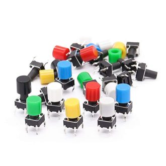 Taiss Többszínű kapcsolók, 70 db, 7 Színben