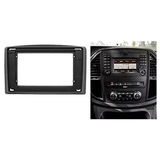 Sound Way 10.1" autórádió beépítési keret Mercedes Vito W447 2014+