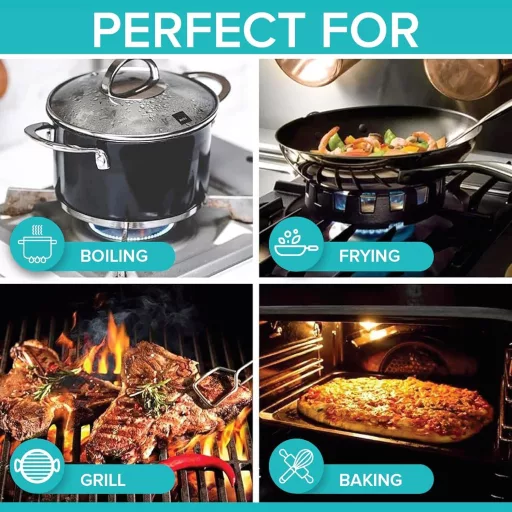 HAADI Sütőkesztyű Pár Hőálló Ujjas Csúszásmentes Mikró Konyhai Kesztyű