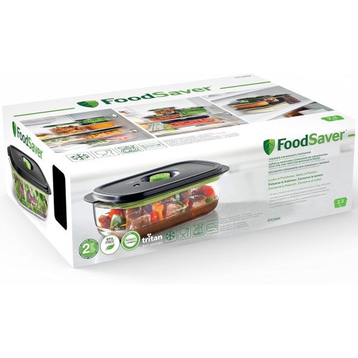 FoodSaver 2,3L vákuumtartály légmentesen záródó ételtárolóhoz BPA mentes