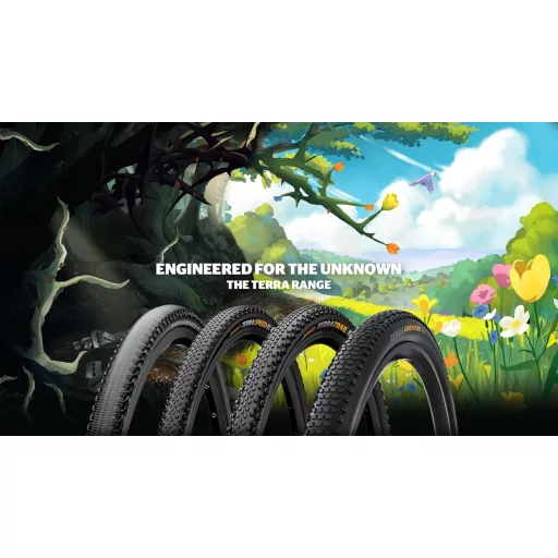 Continental Terra Speed Protection 28" Gravel Kerékpár Gumi Hajtható 40-622 - 28, Black/Cream Skin