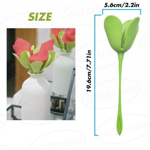 6 darabos rózsaszín és fehér rózsa szalvétatartó csomag, romantikus hangulatú esküvői dekoráció, Anyák napi ajándék