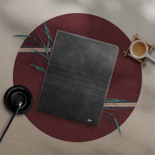 AUAUA iPad Air futrola 10.9-11" - Siva zaštitna futrola s držačem za Apple Pencil, funkcijom automatskog spavanja/buđenja, PU kožna obloga za iPad Air 4/5 generacije