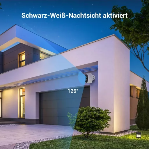 EZVIZ C3A Vezeték Nélküli Kültéri Biztonsági Kamera 1080P Felbontással, 5500 mAh Akkumulátorral, Mozgásérzékelővel és Kétirányú Hanggal, IP6