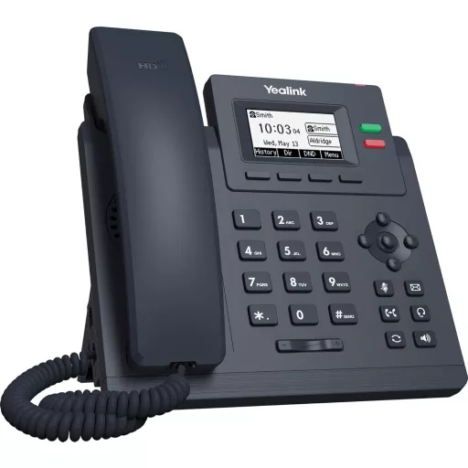Yealink SIP-T31P IP telefon 2 VoIP fiók, grafikus kijelző, PoE