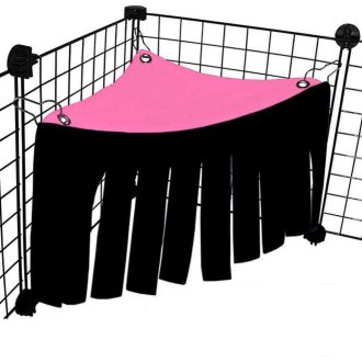   Rózsaszín Háromszög Alakú Kisállat Rejtőzködő Függőágy Tengerimalacok, Ferretek, Csincsillák, Hámsterek és Kisméretű Nyulak számára