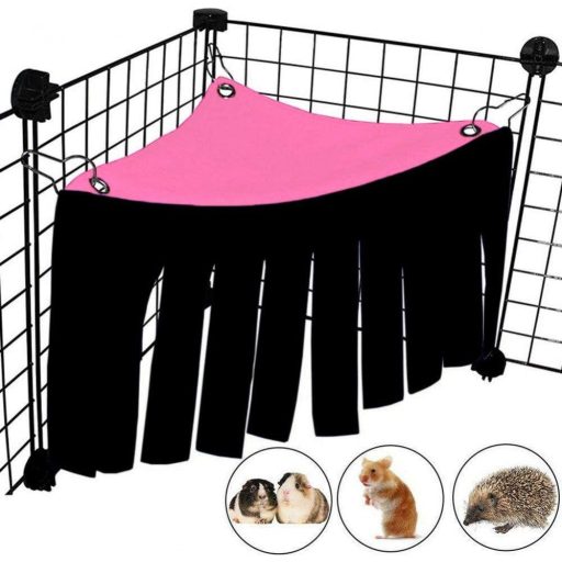 Rózsaszín Háromszög Alakú Kisállat Rejtőzködő Függőágy Tengerimalacok, Ferretek, Csincsillák, Hámsterek és Kisméretű Nyulak számára