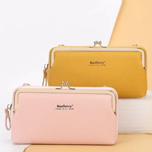 Yixuan ženska torba za rame od umjetne kože s držačem za telefon ružičasta s odvojivim remenom