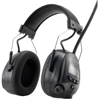   PROTEAR Bluetooth 5.3 štitnik za uši sa zaštitom sluha, DAB+/FM radio, punjiva baterija, SNR 30dB