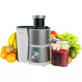   Cecotec Juice&Fresh 400 Titanium fehér kompakt mixer 400W fekete titánium koronggal