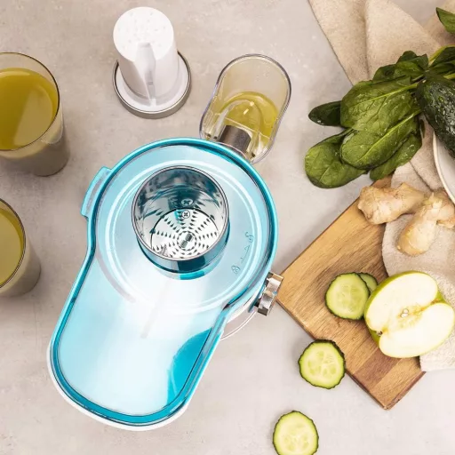 Cecotec Juice&Fresh 400 Titanium fehér kompakt mixer 400W fekete titánium koronggal