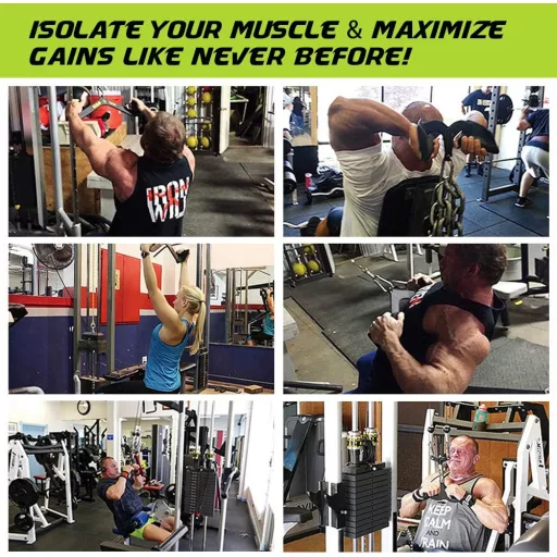 SevnElk Kábel Gép Fogantyú Evezős Tricepsz Nyomás T Bar V Bar Bicepsz LAT Húzás Edzés