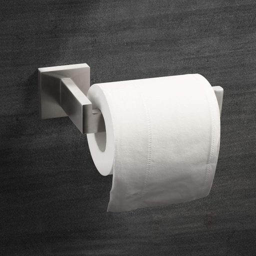 HITSLAM rozsdamentes WC papír tartó fali szögletes nikkel