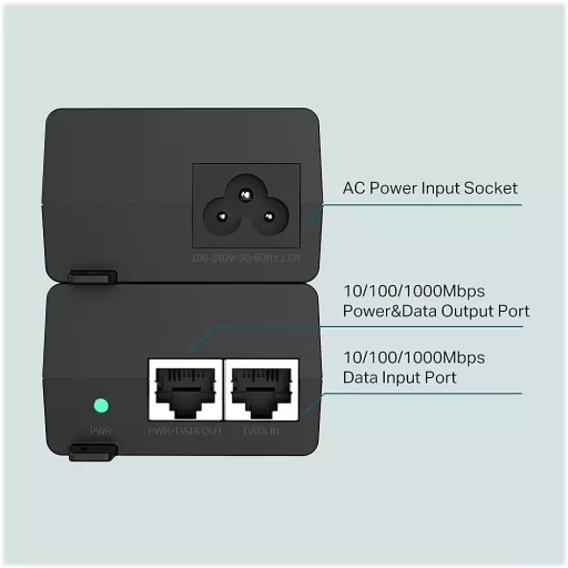 TP-Link Omada PoE+ Injector Gigabit 30W hálózati adapter