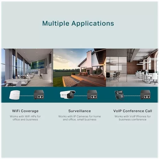 TP-Link Omada PoE+ Injector Gigabit 30W hálózati adapter
