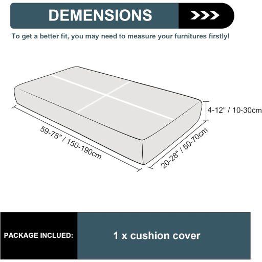 SYLC Elastický poťah na pohovku 3-miestny tmavosivý károvaný