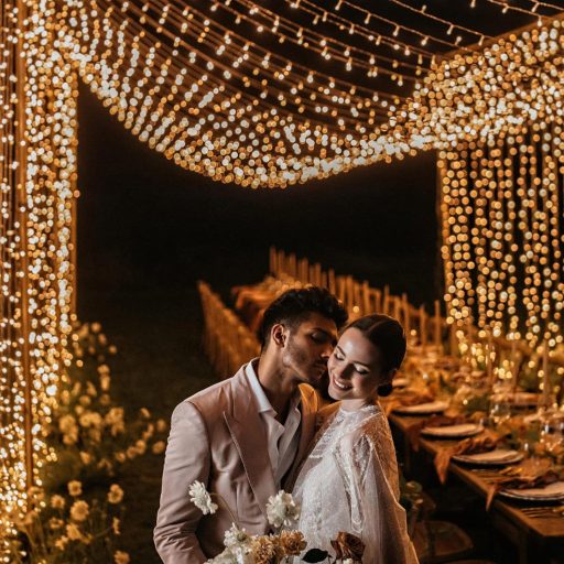 Perdea luminoasă LED TOFU, proiector decorativ de Crăciun